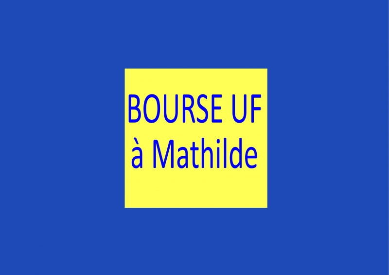 Remise bourse UF à Mathilde Legrand